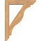 Ekena Millwork Funston Slat Smooth Bracket w/ Offset Brace, Western Red Cedar, 5 1/2"W x 26"D x 34"H BKT0604X26X34FST06SWR - alternate 2